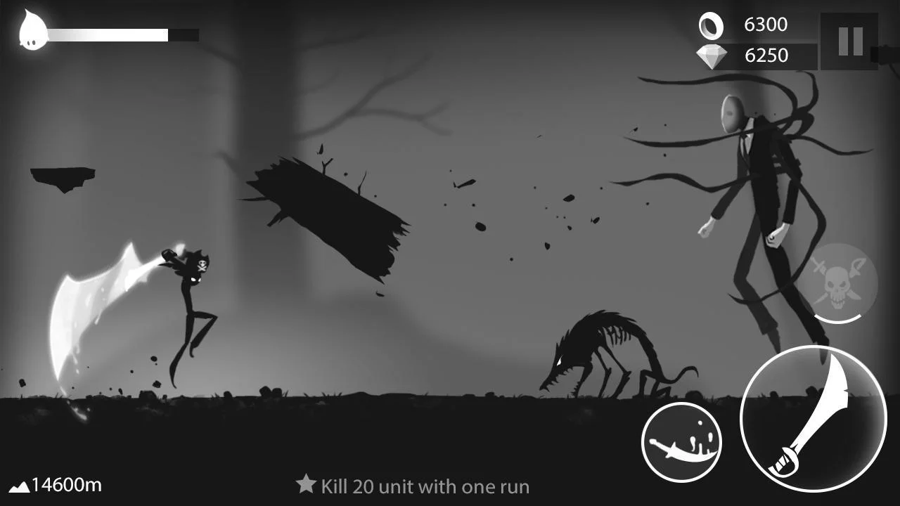 Stickman Run: Shadow Adventure — screenshot 1