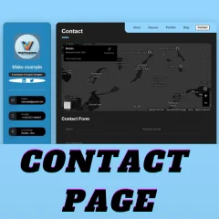 Responsive Single Page Portfolio Website Template | HTML, CSS, JavaScript, PHP