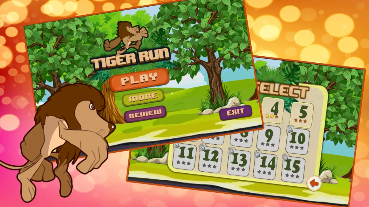 Tiger Run Complete Game + Runner Game — screenshot 1