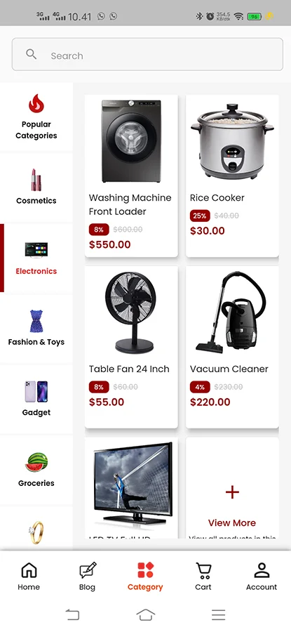 Revo Apps WooCommerce - Flutter E-Commerce Full App Android iOS - Fashion Electronic Grocery Others — screenshot 3