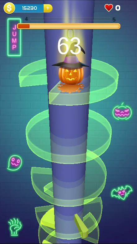HELIX HALLOWEEN with AdMob Ads — screenshot 2