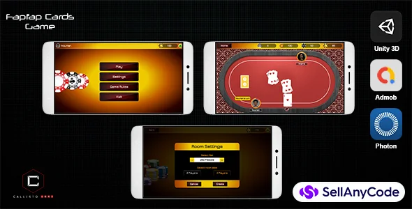 Fapfap - Cards Game (Unity 3D + AdMob + Photon)