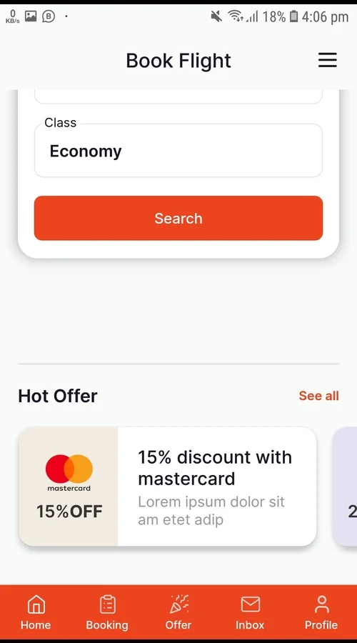 Flight Booking App React Native App Template — screenshot 7