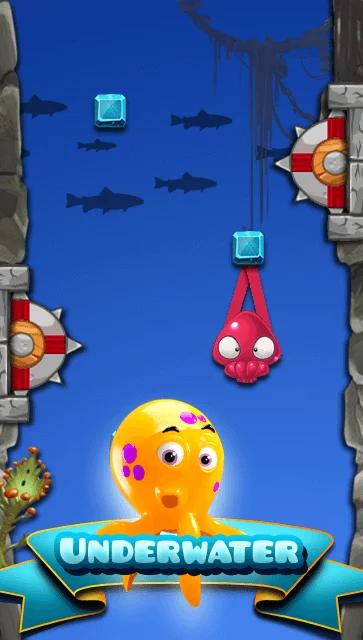 Octopus World Addictive Android Game — screenshot 1