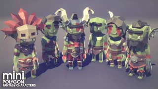 POLYGON Mini - Fantasy Character Pack