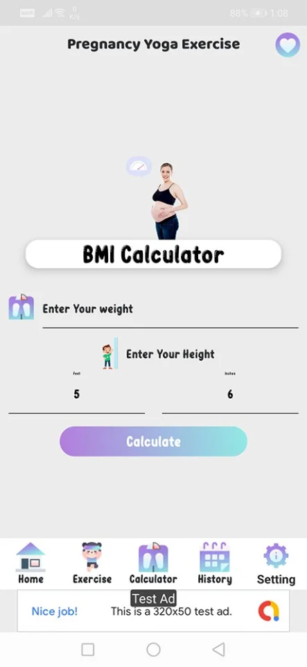 Android Pregnancy Exercise and Workout at Home (Fitness App) — screenshot 2