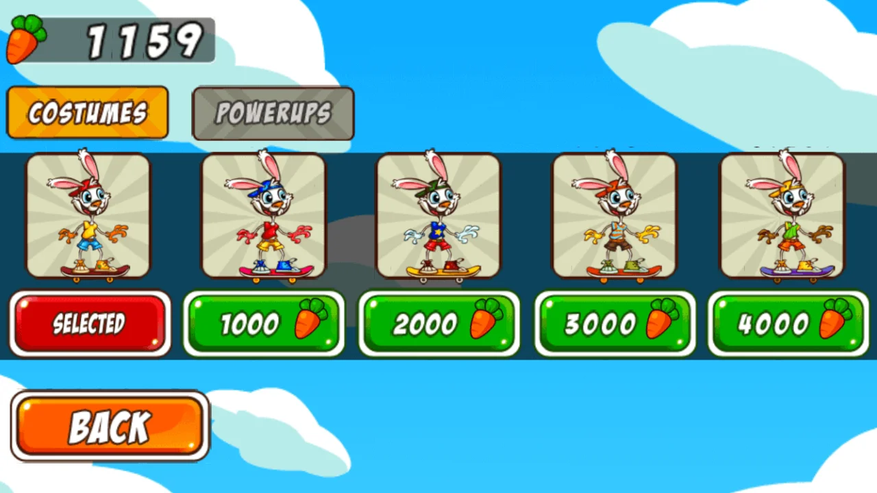Rabbit Skater — screenshot 2