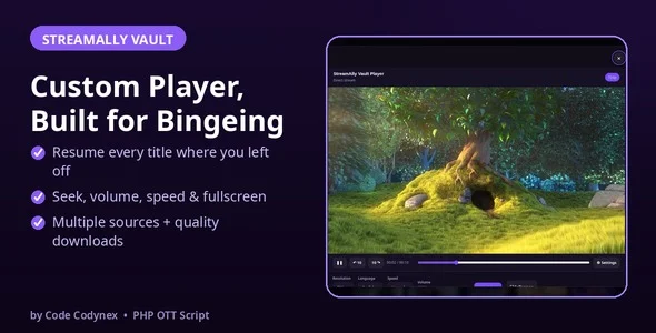 StreamAlly Vault - OTT, Movies, TV Series & Live TV Streaming Platform | PHP Video Streaming Script — screenshot 1