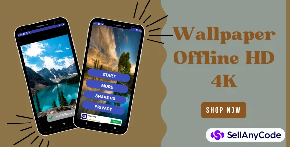 Wallpaper Offline HD 4K - Android Studio Project with Irounsource Ads