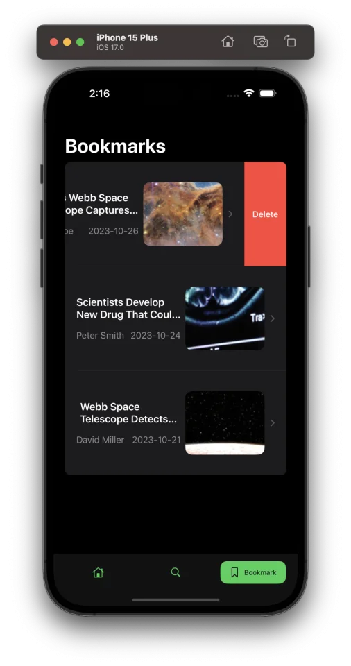 News App Template — screenshot 5