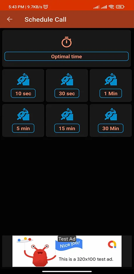 Fake Call Kotlin Android App with AdMob, Prank Call App — screenshot 3