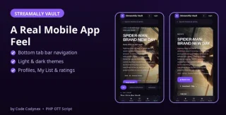 StreamAlly Vault - OTT, Movies, TV Series & Live TV Streaming Platform | PHP Video Streaming Script