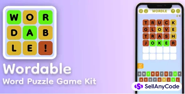 Wordable Word Puzzle Game Kit