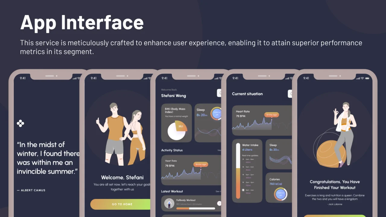Fitness & Workout Template Flutter App — screenshot 1