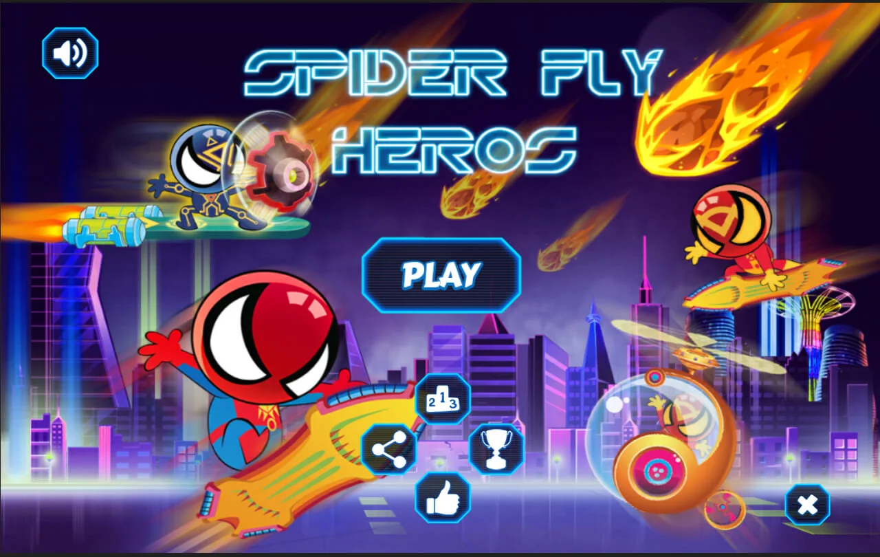Spider Fly Unity Source Code — screenshot 1
