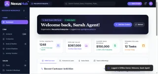 NexusHub Agentic Customer Platform & CRM Client