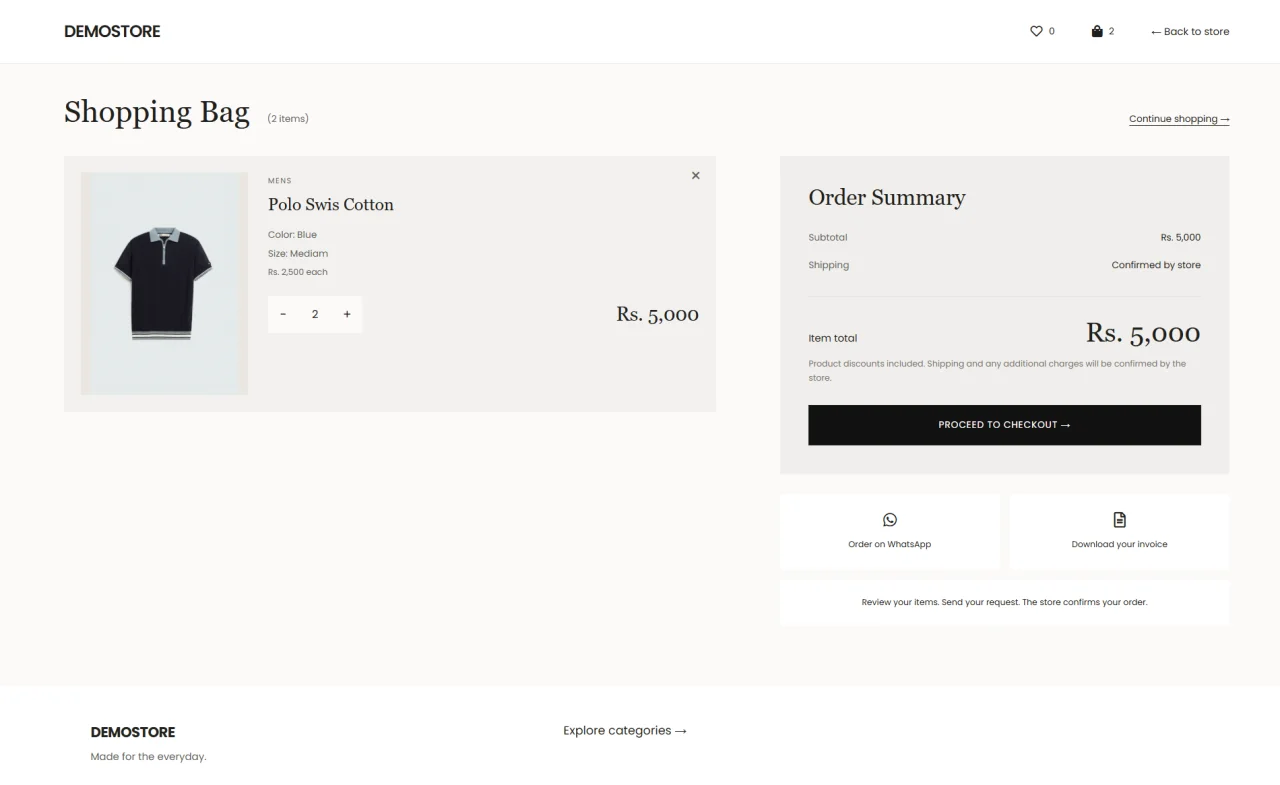 Store by Sam - Multi-Tenant Fashion eCommerce Platform — screenshot 4