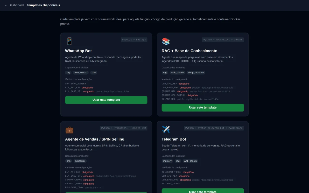 GENESIS AI Agent Builder Platform (Self-Hosted) — screenshot 3