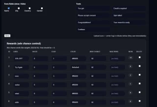 Spin & Win Wheel Email Lead Capture & Conversion Tool (Self-Hosted)