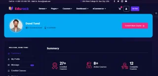 Online Learning School Template with Student, Teachers and Admin Dashboard