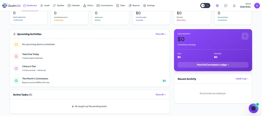 kaykaydee-clinic-dashboard — screenshot 1