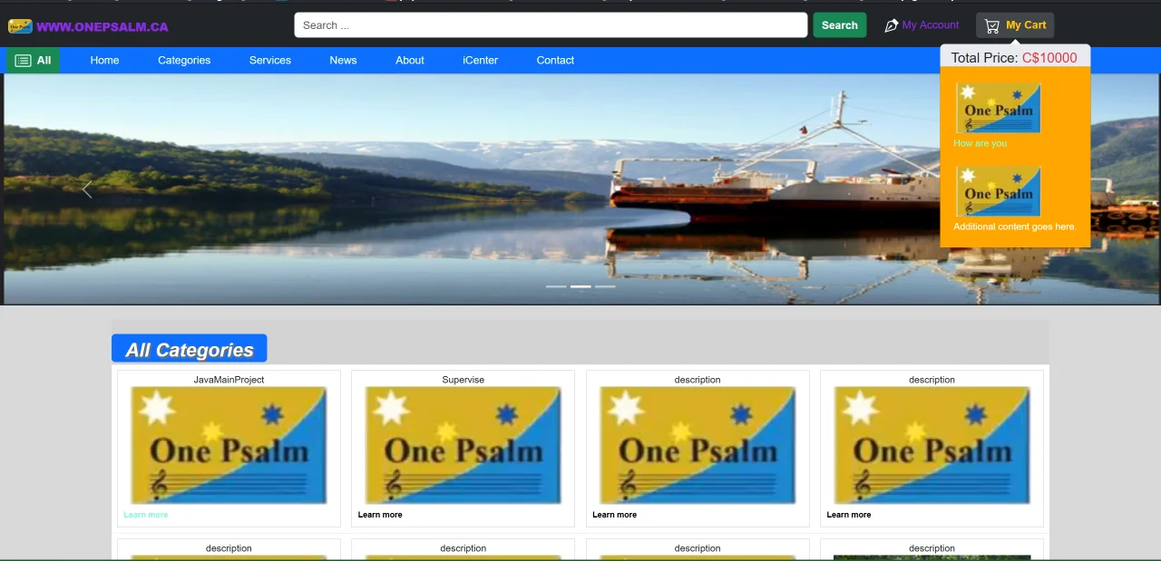 OnePsalm Website Demo — screenshot 4