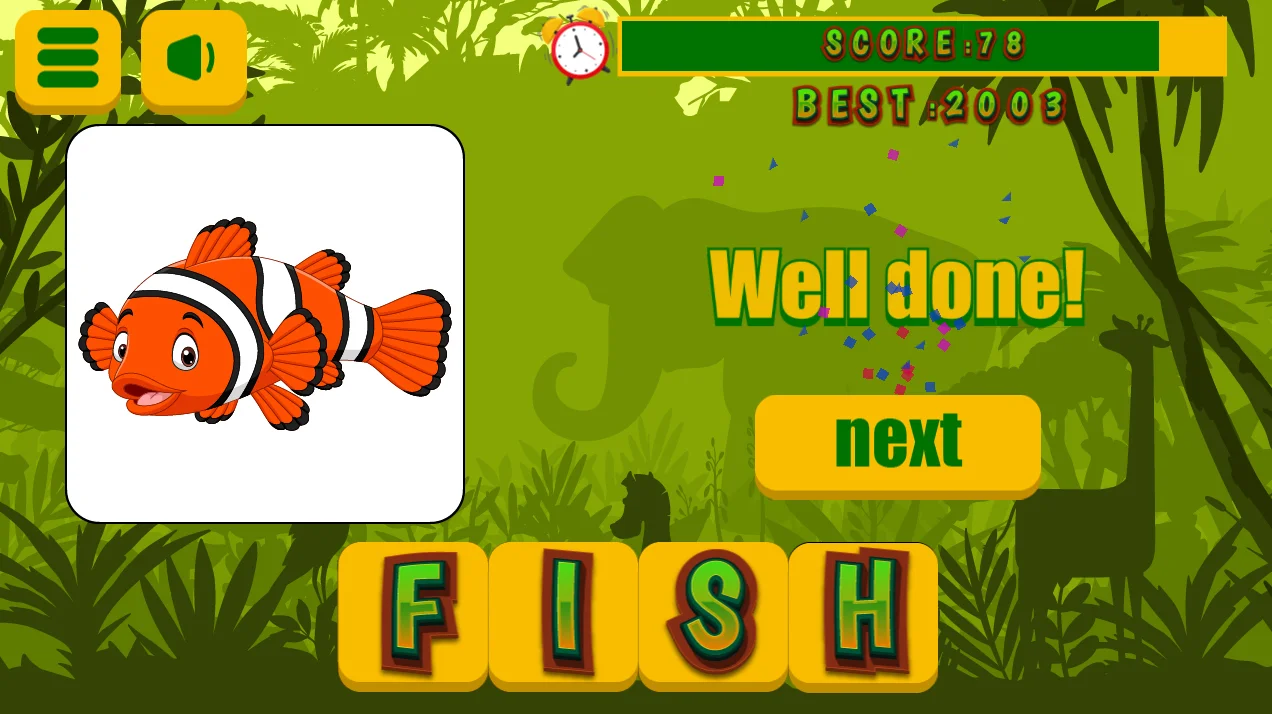 Animals Word for Kids Play Game — screenshot 2