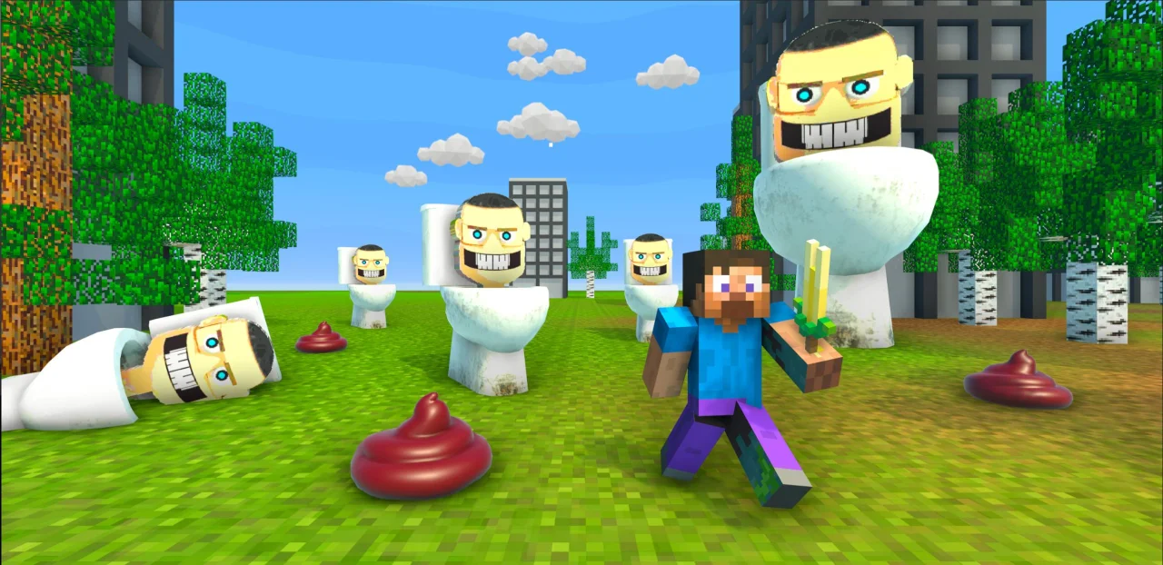Craft Skybd: Toilet Monster — screenshot 5