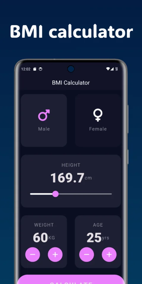 BMI Calculator — screenshot 2