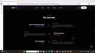 ALEXDEV Premium AI Developer Portfolio Template