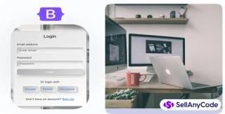 Modern Login Page Bootstrap5 Form