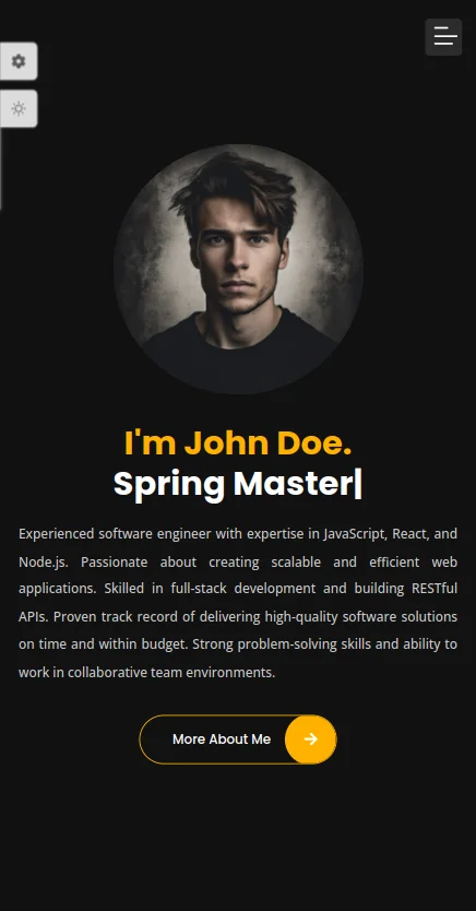 Portfolio Design React App — screenshot 5