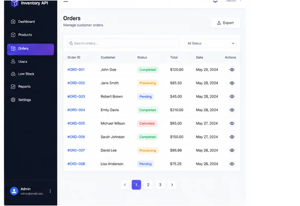 SaaS Inventory & Order Management API — screenshot 2