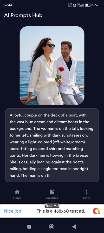 AI Prompts Hub with AdMob Facebook Ads Android — screenshot 4