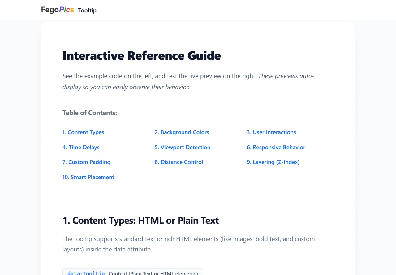 Fegopics Tooltip - Instant Tooltip Creator — screenshot 5