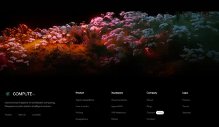 COMPUTE - Premium AI Agent Platform Landing Page