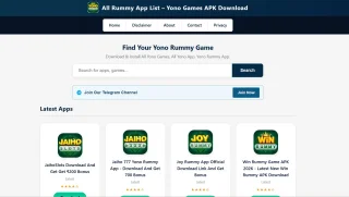 All Yono Rummy App Download PHP Script SEO Friendly Gaming App Download & Referral Website