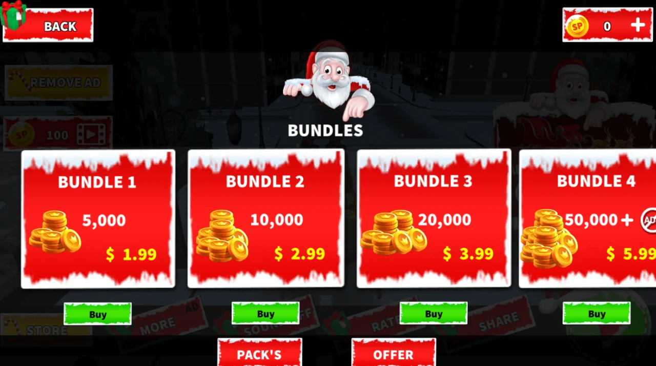 Christmas Santa Rush Gift Delivery — screenshot 2