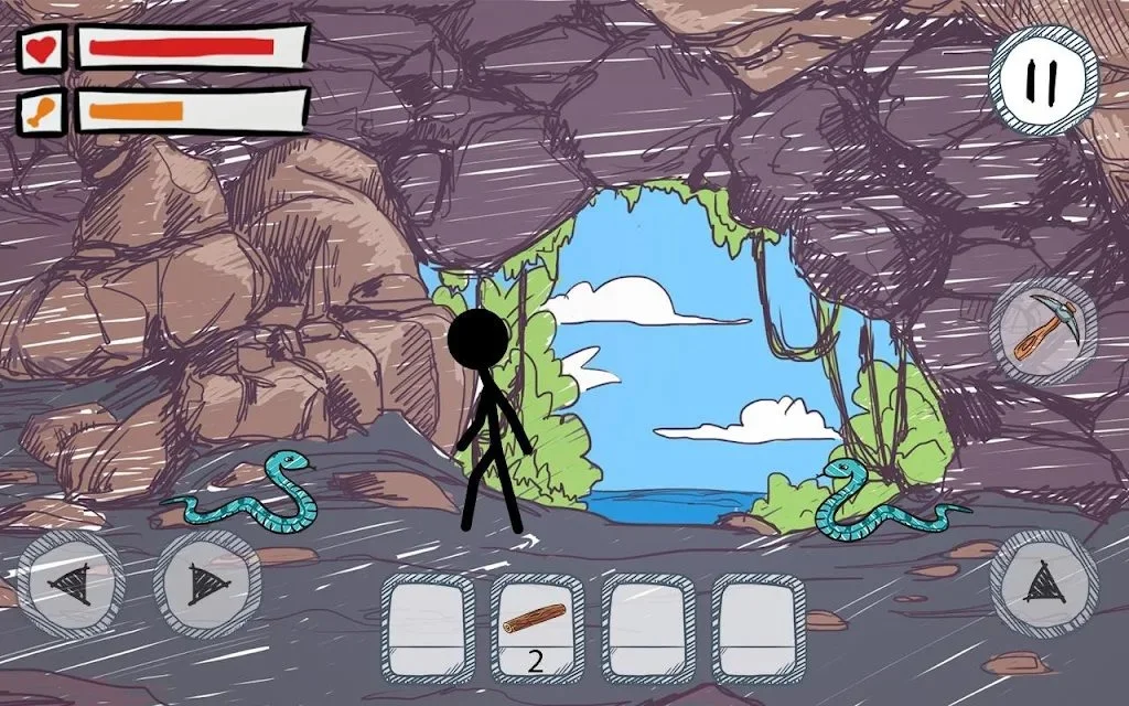 Stickman Craft Survival Simula — screenshot 1
