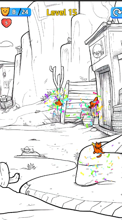 Find the Cat Spot It 2D Game Unity Source Code — screenshot 6