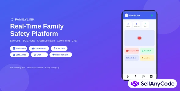 FamilyLink - Real-Time Family Safety App — cover