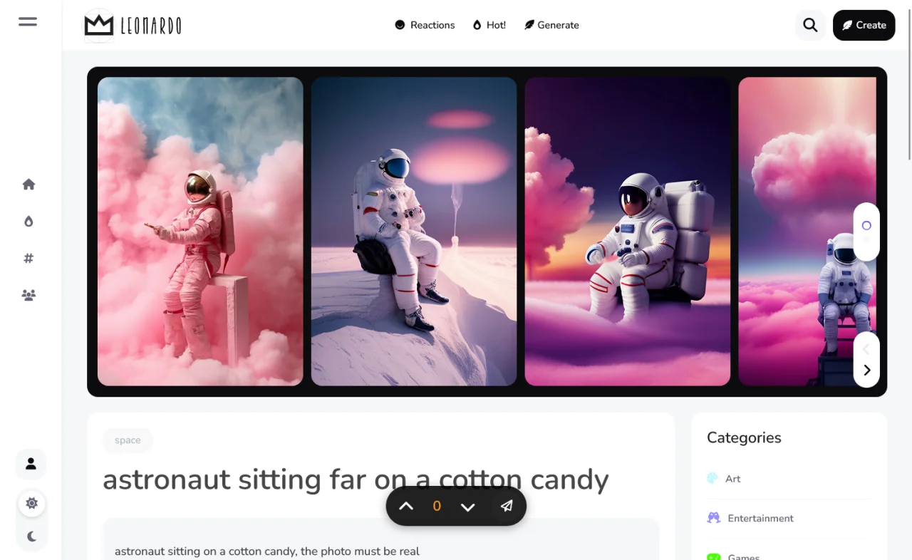 Leo - AI Image Generation and Gallery Script Website PHP 3.2 — screenshot 4
