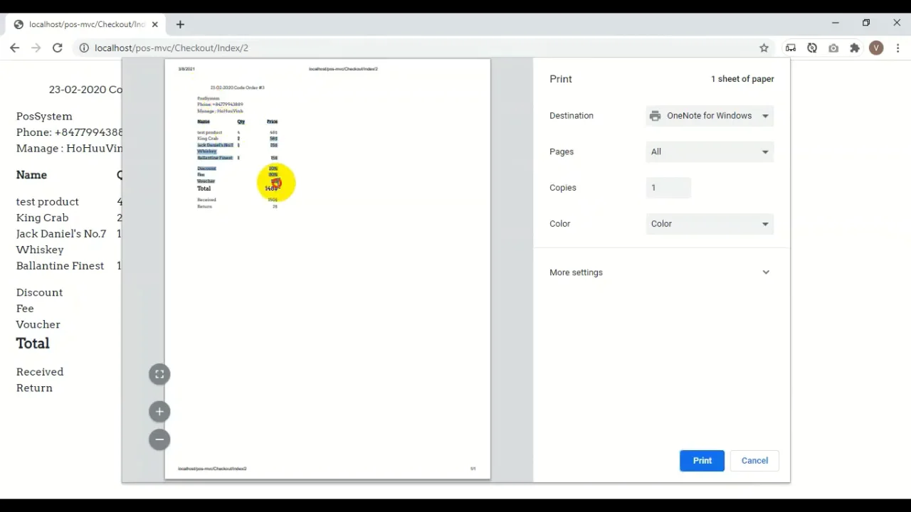 Restaurant Management System PHP & MySQL — screenshot 5