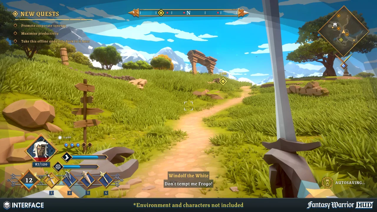 Fantasy Warrior HUD - Synty INTERFACE - GUI — screenshot 6
