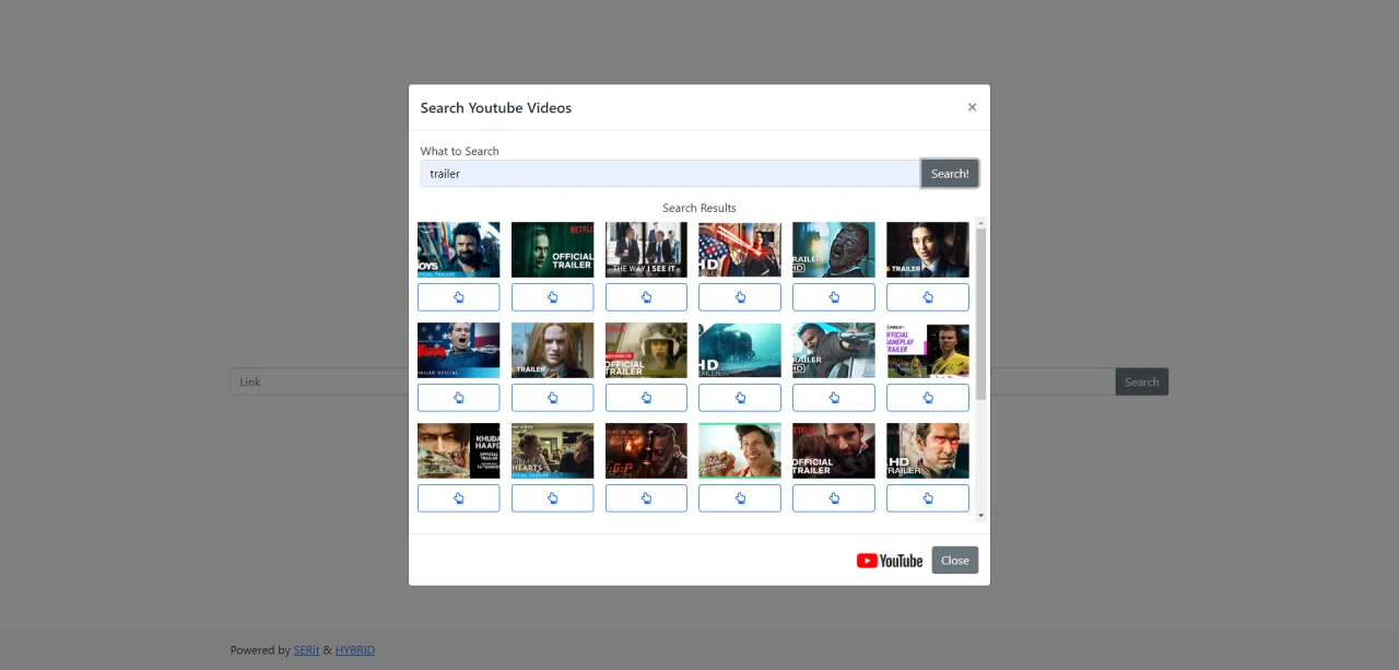 YouTube Search — screenshot 2
