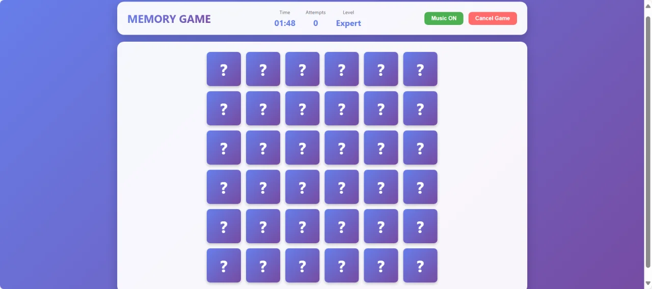 Memory Game — screenshot 3