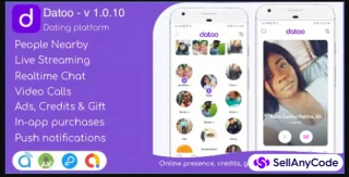 Datoo - Dating Platform with Live Steaming and Video Calls + Admin Panel