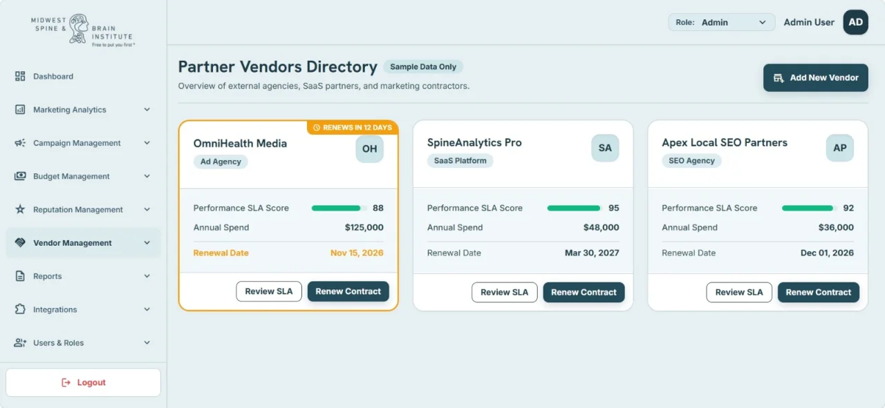 MSBI Marketing Operations CRM Wireframe Specification Document — screenshot 7