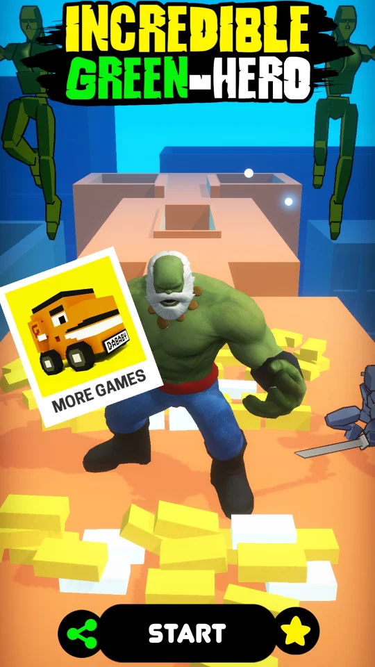 Incredible Green Hulk: Unity Project — screenshot 1