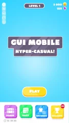 Universal Hyper-Casual UI for Mobile Games (PSD + PNG)